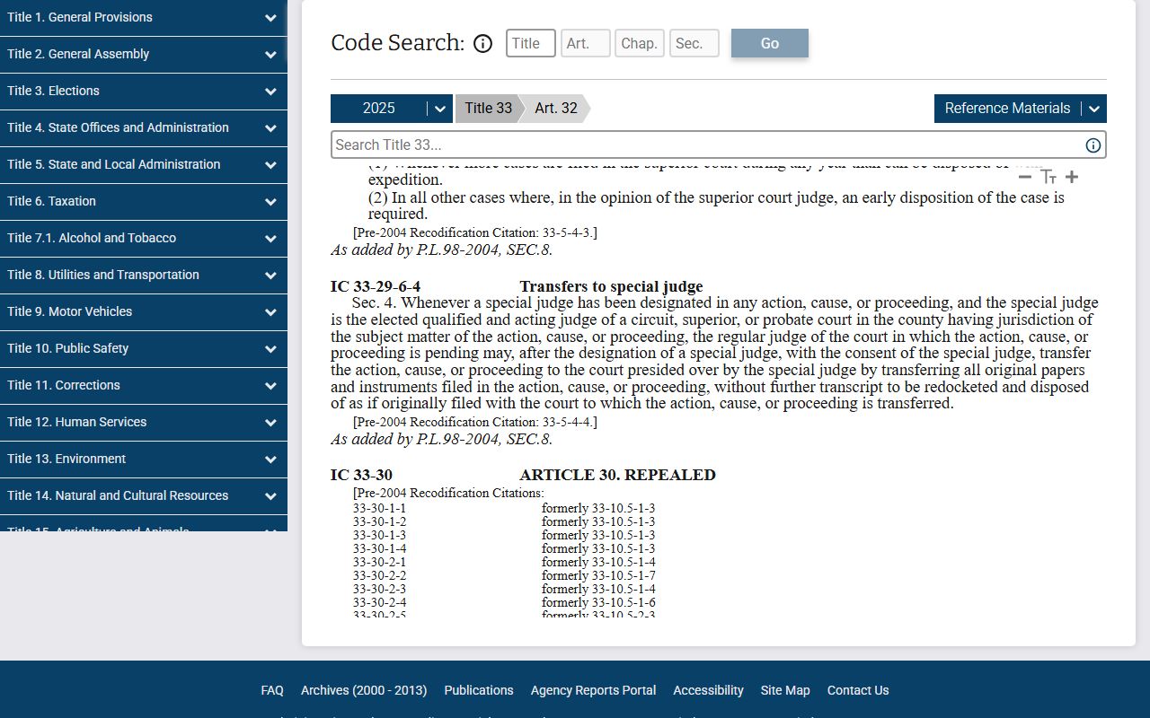 Indiana circuit court clerk provisions for Hamilton County records
