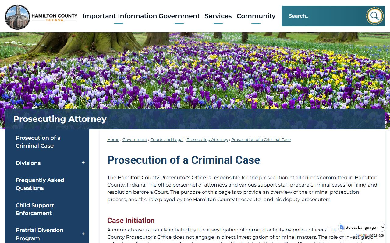 Hamilton County prosecution process after an arrest