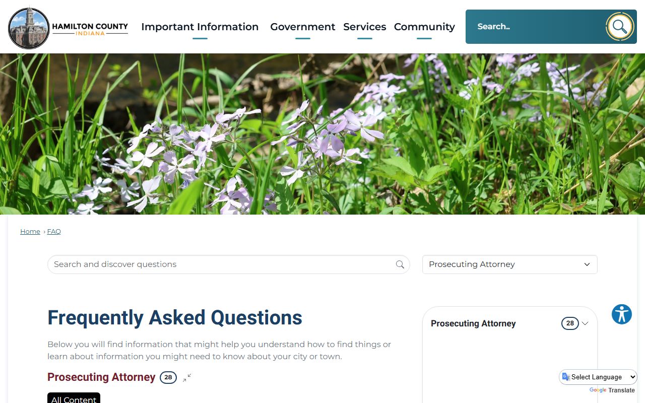 Hamilton County prosecutor FAQ page on charges